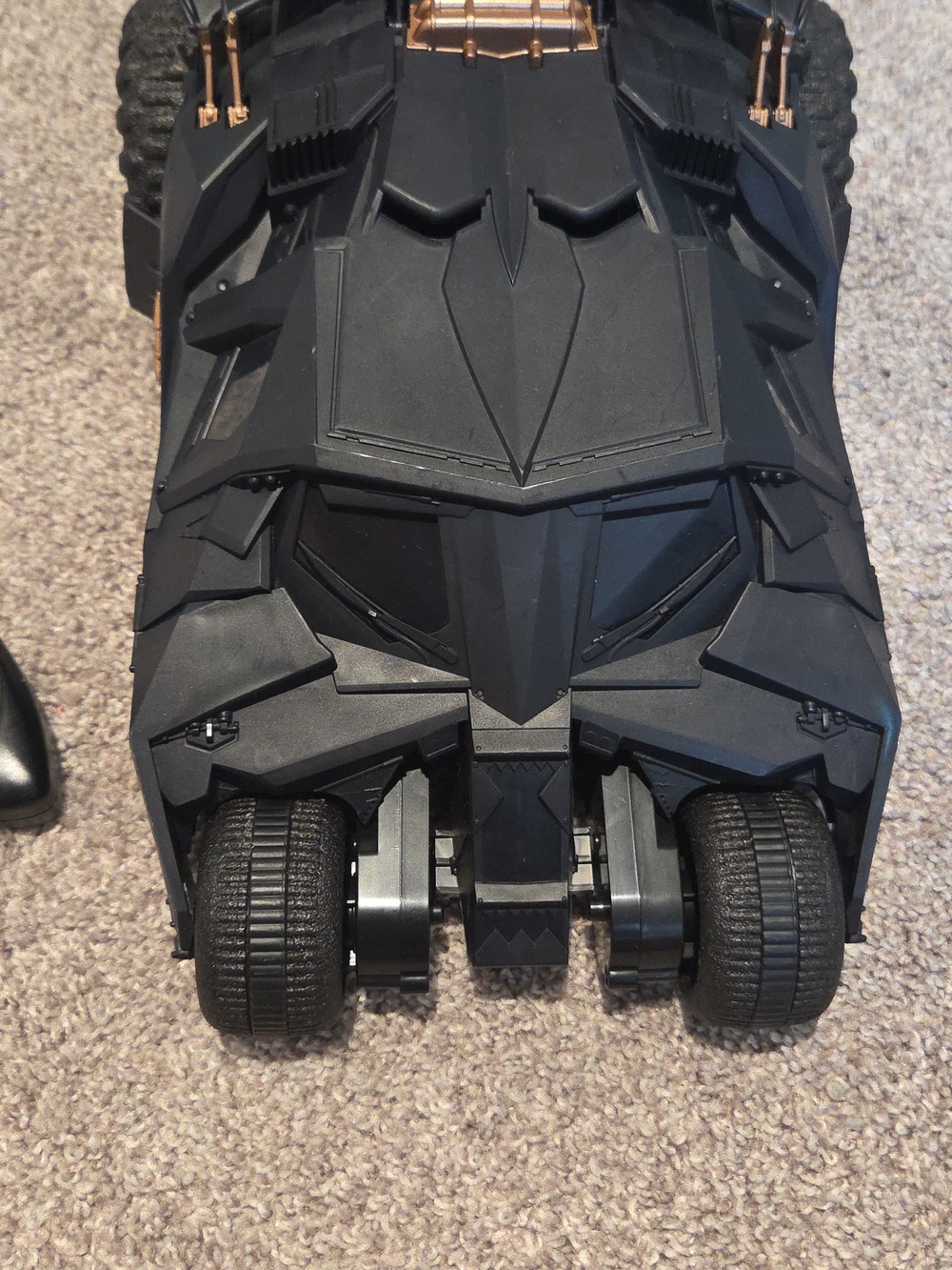 Remote Control Batmobile RC Car in Matte Black - Picture 2 of 7